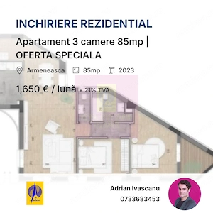 Apartament 3 camere 85mp | OFERTA SPECIALA
