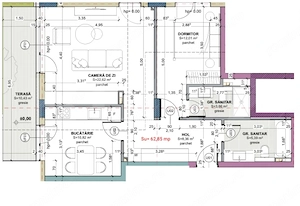 COMISION 0 | APARTAMENT 3 CAMERE | 5 minute de AUCHAN 