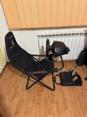 Pachet Volan Thrustmaster T300RS GT + Scaun Gaming