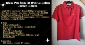 Tricou Polo Slim Fit 1985Collection Tommy Hilfinger
