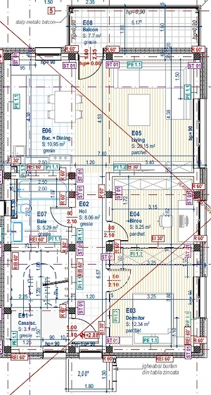 Apartamen 3 camere, 65mp, etaj 1, gradina proprie 80mp, zona Avram Iancu - imagine 6