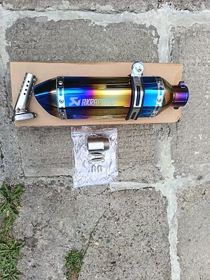 Toba sport moto / atv akrapovic blue flame ! nou 