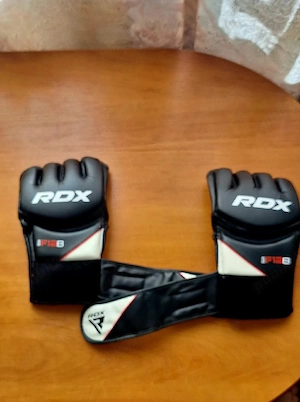 Manusi MMA grappling RDX F12, L, negru