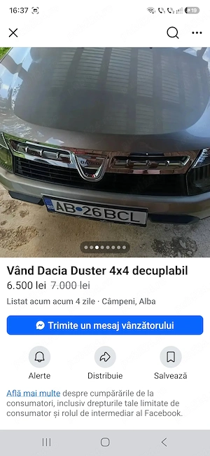 De vanzare Dacia Duster. - imagine 4