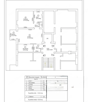 COMISION 0% | Apartament 2 camere | Etaj 3 cu lift | Loc parcare | - imagine 6