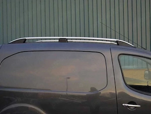 Set bare portbagaj longitudinale aluminiu auto compatibile Renault Kangoo 2008-> - imagine 2