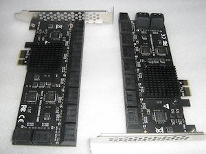 Vand Placa PCI express X1 cu 20 de porturi SATA SATA 3.0 PCIe X1