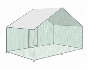 Vand tarc pentru pasari MESTERINO TOOLS MTGC-011, 3 x 2 x 1.95 m, otel galvanizat - imagine 3