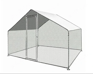 Vand tarc pentru pasari MESTERINO TOOLS MTGC-011, 3 x 2 x 1.95 m, otel galvanizat - imagine 4