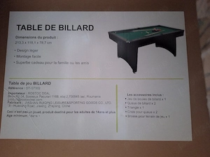 Masa  de Biliard