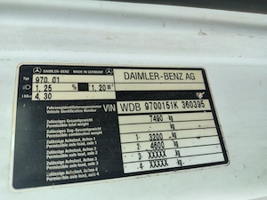 Mercedes Atego 815 7.5 prelata perdea 6m  - imagine 7