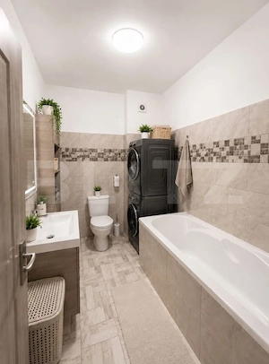 Apartament 2 camere, 55 mp, parcare subterana, balcon, zona Abator - imagine 5