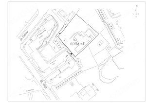 P.F. vind TEREN   1770 mp in cartierul Zorilor cu casa existenta  demolabila.