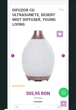  vand difuzor cu ultrasunete