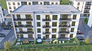 Apartament intabulat cu 3 camere finisat la cheie etaj 2 zona Brana