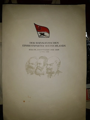 Mapă filatelică RDG-SED 1981