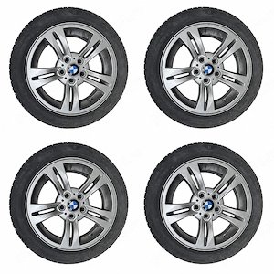  Set jante originale BMW R17 + anvelope Bridgestone Turanza 6