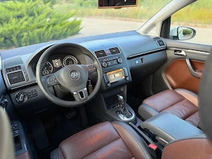 Volkswagen Touran 2.0 TDI 140 CP DSG | Panoramic | Piele | Park Assist | 2012 - imagine 5