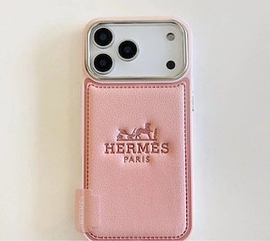 Husă tip Hermes pentru iPhone 17 Pro Max   piele + cutie