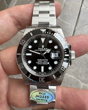 Rolex Submariner 126610LN 41 Rich JH 3235 Free Sprung Superclona 1:1
