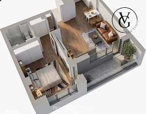 Apartament 2 camere - vedere laterala mare | Inception by the sea | Mamaia Nord - imagine 2