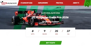 Vand bilete Formula1 Hungaroring