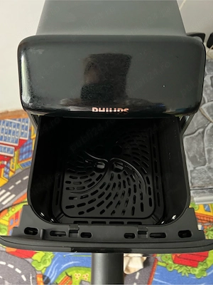 Friteuza cu aer cald dubla PHILIPS Seria 4000 NA462 70, 10l, 2750W, negru-auriu