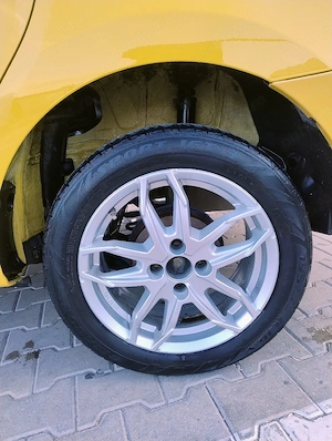 Jante RIAL 4x100 r16 195/55/16 cu anvelope vara - imagine 2
