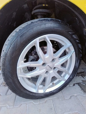 Jante RIAL 4x100 r16 195/55/16 cu anvelope vara - imagine 4