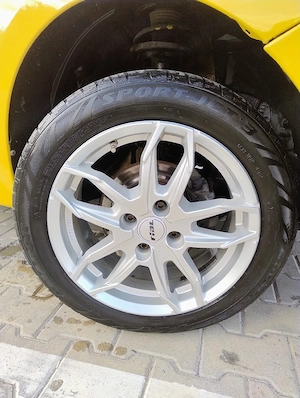 Jante RIAL 4x100 r16 195/55/16 cu anvelope vara - imagine 3