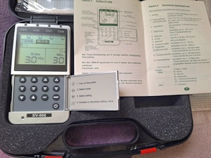 EV-906 TENS & EMS electrostimulator profesional cu 4 canale recuperare fizio terapie - imagine 2