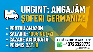       Oportunitate de Carieră în Germania: Șoferi Distribuție Colete (Partener Amazon)