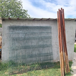 vand panouri gard sudate+stalpi metalici