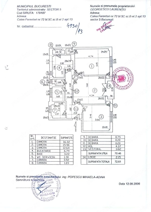 Apartament 3 camere decomandat – Calea Ferentari nr. 72 - imagine 20