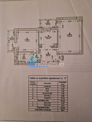 Apartament 2 camere | Decomandat | 57 MP| Zona Soarelui | 450 EURO - imagine 9