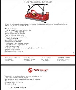 Tocatoare forestiera zanon