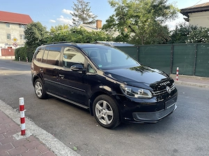 Vand VW TOURAN fab. 08. 2012 motor 1400 TGI benzina + Gaz  cutie Automata DSG , Piele, Navigatie,