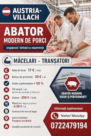 AUSTRIA  - Abator porc  - Villach  ! 