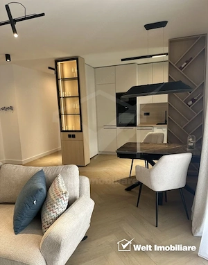 Apartament 2 camere finisaje PREMIUM, mobilat si utilat, parcare subterană ! - imagine 3