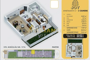 Metrou Berceni Ap 3 camere cu gradina - imagine 4