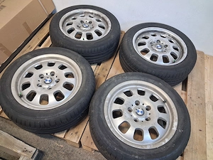 Jante aliaj BMW R16 cu cauciucuri vara Dunlop - 4 buc