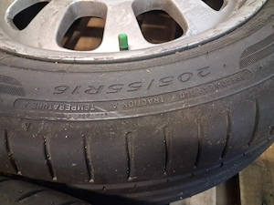 Jante aliaj BMW R16 cu cauciucuri vara Dunlop - 4 buc - imagine 3