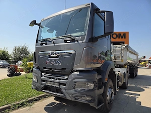 MAN TGS 18.510 4x2, 2 km, KIT BASCULARE, 7,4tone masa propie, motor 12,4litri 510 CP  - imagine 2