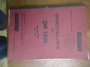 CATALOG piese scimb GRIMME DR-1500
