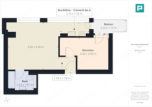 Apartament cu 2 camere la Arad Plaza - imagine 2