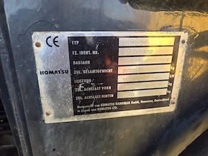 Incarcator 20t, cupa 3,5mc, Komatsu WA38 h-26900 EUR+Tva - imagine 4