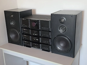Linie audio Hi-Fi  Grundig FineArts (V2, CD 2, CF 11, T 12) + Boxe Grundig Box 5700