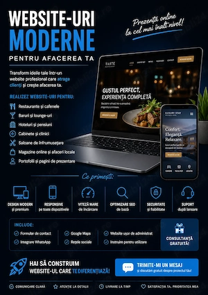 Website-uri profesionale pentru afacerea ta ! 