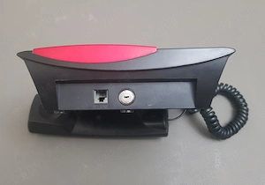 Telefon Retro Business Fix cu Butoane - Rosu - imagine 3