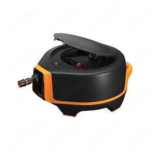 Vand tambur automat Fiskars cu furtun 25m Q3 - ca nou!